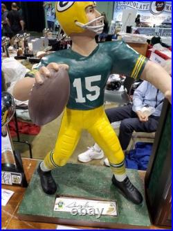 Bart Starr Autographed Green Bay Packers 3 Foot Figure