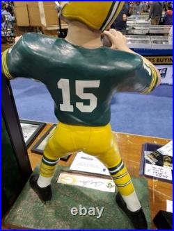 Bart Starr Autographed Green Bay Packers 3 Foot Figure