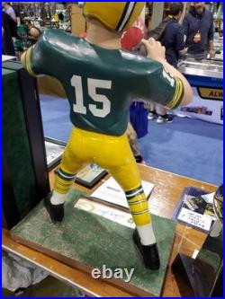 Bart Starr Autographed Green Bay Packers 3 Foot Figure