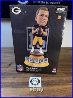 Bart Starr Green Bay Packers 5x Super Bowl Champion Ring Base FOCO Bobblehead