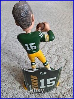 Bart Starr Green Bay Packers Rare Foco Le Legends Of The Field Bobblehead Mint