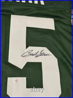 Bart Starr Green Bay Packers Signed Football Jersey with COA