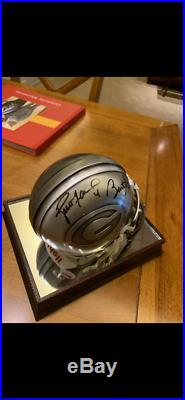 Bart Starr Signed Auto Pewter Packers Mini Rodgers Favre Super Bowl 1 2 31 45