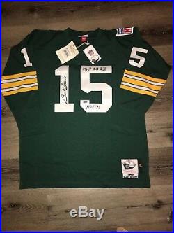 Bart Starr Signed Autographed M & N Green Bay Packers Jersey Tristar HOF SB MVP
