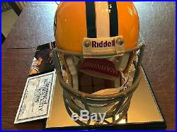 Bart Starr Signed Riddell Full Size Authentic Proline Helmet
