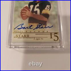 Bart Starr auto 2001 Upper Deck Legends autograph Green Bay Packers HOF