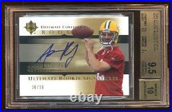 Bgs 9.5 10 Auto Aaron Rodgers 2005 Ultimate Rc Auto /99 Rare Packers Qb Hof