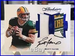 Brett Farve 2016 Panini Flawless Auto Packers 3 Color Patch 5/5