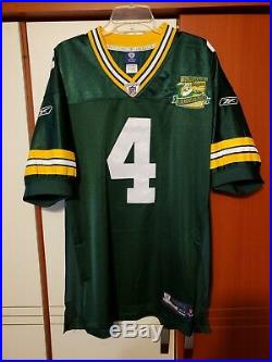 Brett Favre 2003 Green Bay Packers Authentic Home NFL Game Jersey Size 50