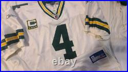 Brett Favre 2007 Green Bay Packers NFL Reebok Authentic Road Jersey Size 54