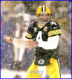 Brett Favre 2007 Green Bay Packers NFL Reebok Authentic Road Jersey Size 54