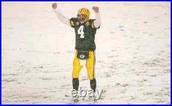 Brett Favre 2007 Green Bay Packers NFL Reebok Authentic Road Jersey Size 54