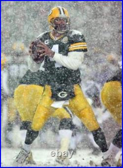 Brett Favre 2007 Green Bay Packers NFL Reebok Authentic Road Jersey Size 54