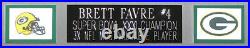 Brett Favre Autographed and Framed Green Packers Jersey Auto Favre COA (D1-L)