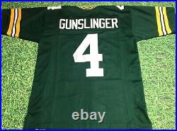 Brett Favre Custom Green Bay Packers Jersey Gunslinger