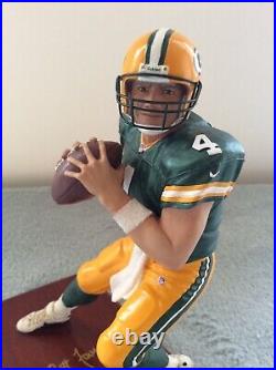 Brett Favre Danbury Mint Statue Green Bay Packers Great Quarterback/Excellent