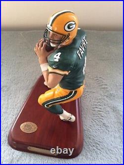 Brett Favre Danbury Mint Statue Green Bay Packers Great Quarterback/Excellent