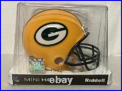 Brett Favre Green Bay Packers HOF Commemorative Unsigned Riddell mini helmet