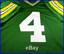 Brett Favre / NFL Hall Of Fame / Autographed Green Bay Packers Custom Jersey Coa