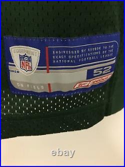 Brett Favre Reebok On Field Authentic Green Bay Packers Jersey Size 52 New