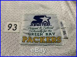 Brian Noble 1993 Game Worn Used Signed Packers Starter NFL Football Jersey Mint