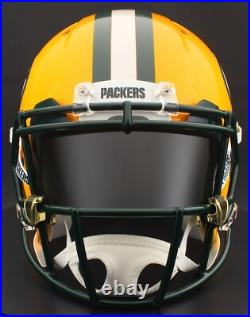 CUSTOM GREEN BAY PACKERS Full Size NFL Riddell SPEED Football Helmet