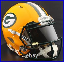 CUSTOM GREEN BAY PACKERS Full Size NFL Riddell SPEED Football Helmet