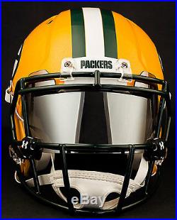 CUSTOM GREEN BAY PACKERS Full Size NFL Riddell SPEED Football Helmet