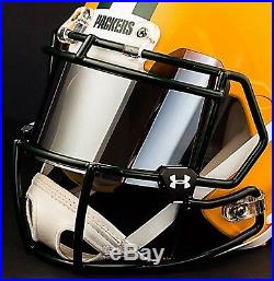 CUSTOM GREEN BAY PACKERS Full Size NFL Riddell SPEED Football Helmet