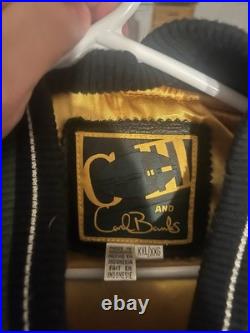 Carl Banks Green Bay Packers 100% Full Genuine Leather Jacket XXL