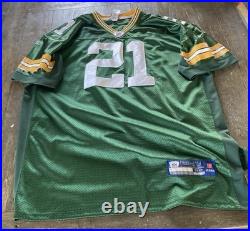 Charles Woodson #21 Green Bay Packers NFL Reebok Jersey Size 52 XL Color Green