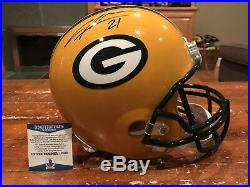 Charles Woodson Autographed Green Bay Packers Full Size Helmet Witness Beckett