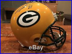 Charles Woodson Autographed Green Bay Packers Full Size Helmet Witness Beckett