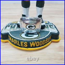 Charles Woodson Green Bay Packers Super Bowl 45 XLV Green Base Bobblehead RARE