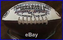 Chicago Bears v Green Bay Packers 2018 Mitchell Trubisky Game Used Football Ball
