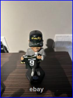 Christian Watson Green Bay Packers Draft Day FoCo Autographed Bobblehead