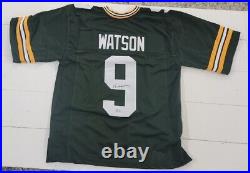 Christian Watson Signed Green Bay Packers Pro Style Jersey BAS Witnessed with COA