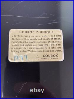Couroc Green Bay Packers BART Starr? Appreciation? Serving Tray NFL Vintage
