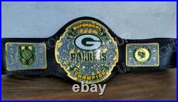 Custom Bay Packers Championship Belt Adult Size 2mm Brass