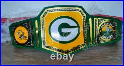Custom Bay Packers Championship Belt Adult Size 2mm Brass