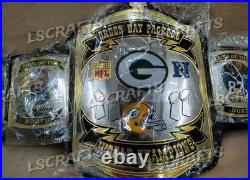 Custom Bay Packers Championship Belt Adult Size 2mm Brass Custom Bay Packers Championship Belt Adult Size 2mm Brass