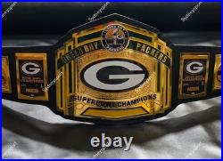 Custom Green Bay Packers Championship Belt Adult Size 2mm Brass