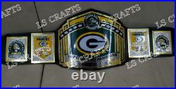 Custom Green Bay Packers Championship Belt Adult Size 2mm Brass Custom Green Bay Packers Championship Belt Adult Size 2mm Brass