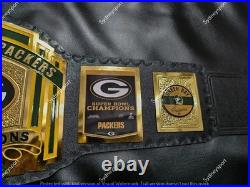 Custom Green Bay Packers Championship Belt Adult Size 2mm Brass