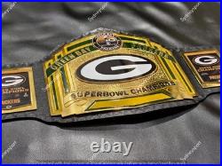 Custom Green Bay Packers Championship Belt Adult Size 2mm Brass