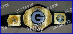 Custom Green Bay Packers Championship Wrestling Belt 2mm Brass