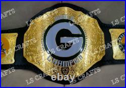 Custom Green Bay Packers Championship Wrestling Belt 2mm Brass Custom Green Bay Packers Championship Wrestling Belt 2mm Brass