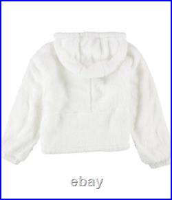 DKNY Womens Green Bay Packers Jacket, White, Small