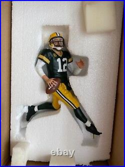 Danbury Mint Aaron Rodgers Sculpture Green Bay Packers NFL New In Box With Coa