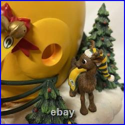 Danbury Mint Green Bay Packers Game Day At Santa's Light Up Helmet Scene Village